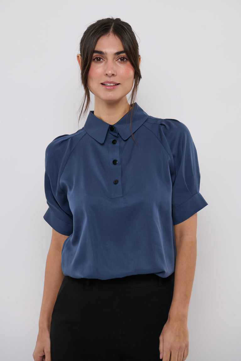 Tolsing Mie Skjorte / Navy Øko Tex