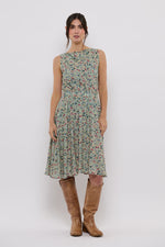 Tolsing Carol Skirt / Petroleum Flowers
