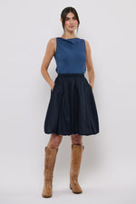 Tolsing Bella Balloon Skirt / Dark Navy
