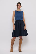 Tolsing Bella Balloon Skirt / Dark Navy