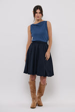 Tolsing Bella Balloon Skirt / Dark Navy