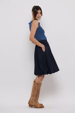 Tolsing Bella Balloon Skirt / Dark Navy