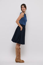 Tolsing Bella Balloon Skirt / Dark Navy