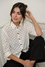Tolsing Marie Skjorte / White Dots