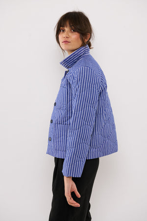 Tolsing Naja work Jacket / Quilted Stripes