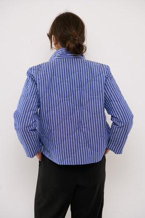 Tolsing Naja work Jacket / Quilted Stripes