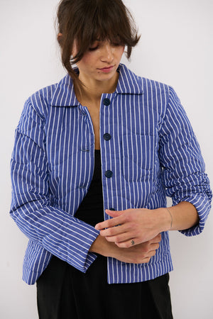 Tolsing Naja work Jacket / Quilted Stripes