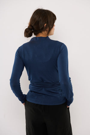 Tolsing Vera Slåom Bluse / Blue Wool