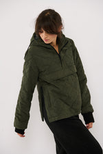 Tolsing Anorak / Dusty Green Velvet ( Water Resistant)