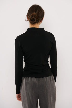 Tolsing Vera Slåom Bluse / Black Wool