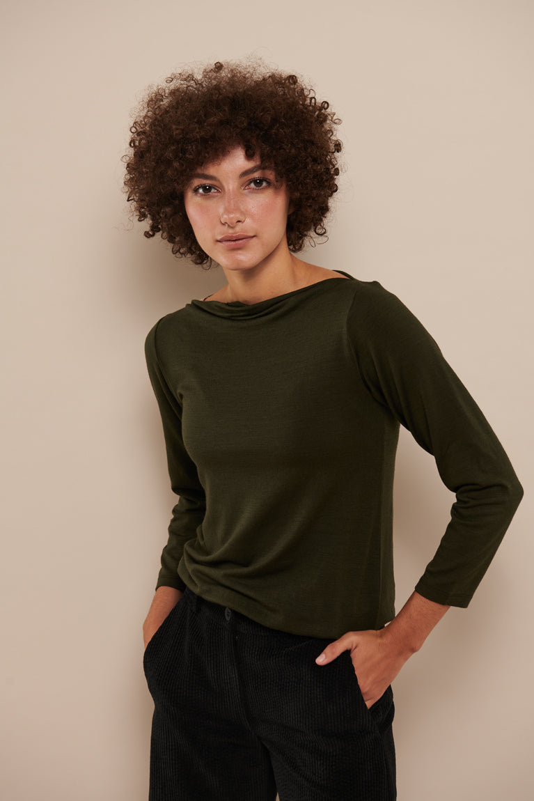 Tolsing Mila Bluse / Green Wool