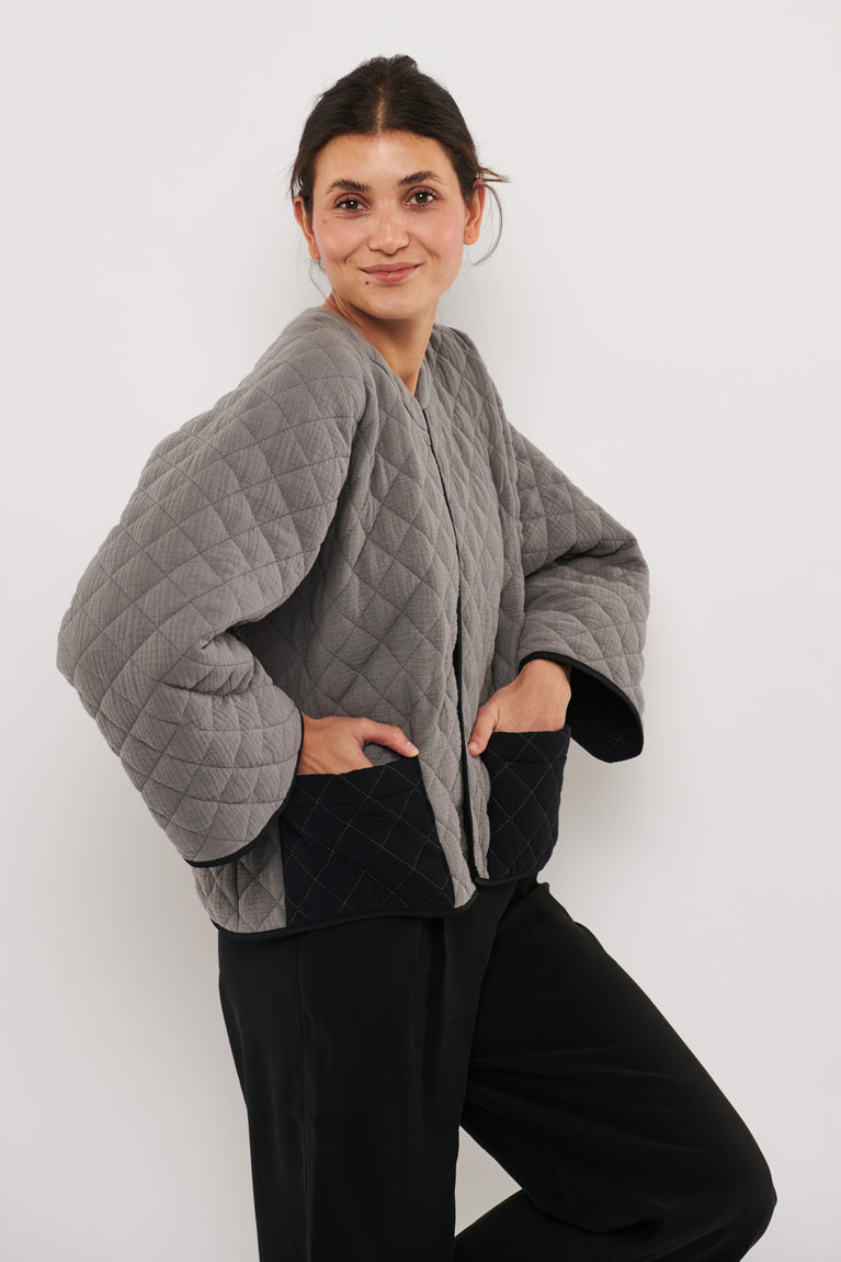 Tolsing Aiko Kimono  / Grey Quilt