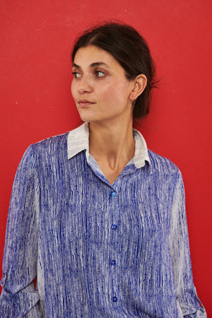 Tolsing Marie Skjorte /  Blue Stripes