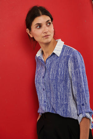 Tolsing Marie Skjorte /  Blue Stripes