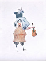 Girl with a guitar