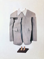A suit and Children's feets