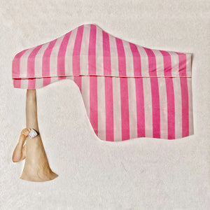 Pink striped Tent